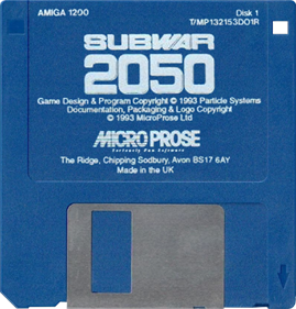 Subwar 2050 - Disc Image