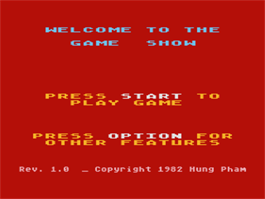Game Show - Screenshot - Game Title Image