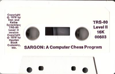 SARGON: A Computer Chess Program - Cart - Front Image