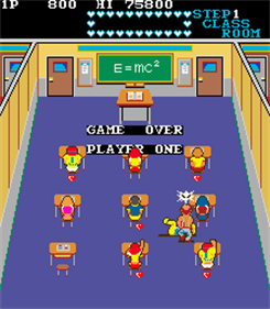 Mikie - Screenshot - Game Over Image