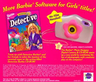 Barbie Adventure: Riding Club - Box - Back Image