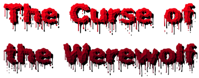 The Curse of the Werewolf - Clear Logo Image