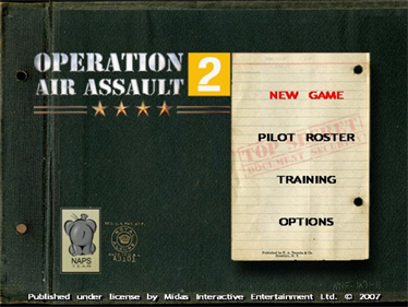 Operation Air Assault 2 - Screenshot - Game Title Image