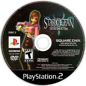 Star Ocean: Till the End of Time - Disc Image