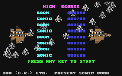 Sonic Boom (Activision) - Screenshot - High Scores Image