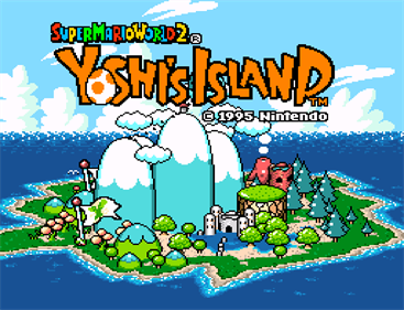 Super Mario World 2: Yoshi's Island - Screenshot - Game Title Image