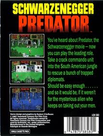 Predator - Box - Back Image