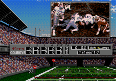NFL's Greatest: San Francisco vs. Dallas 1978-1993 - Screenshot - Gameplay Image