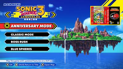 Sonic Origins - Screenshot - Game Title