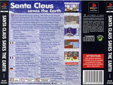 Santa Claus Saves the Earth - Box - Back Image