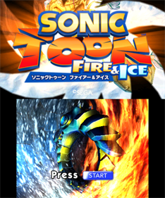 Sonic Boom: Fire & Ice - Screenshot - Game Title Image