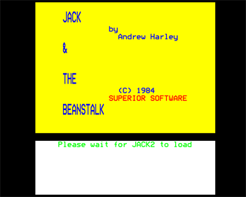 Jack and the Beanstalk - Screenshot - Game Title Image