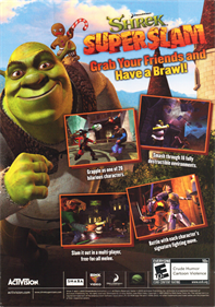 Shrek SuperSlam - Box - Back Image
