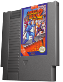 Mega Man 2 - Cart - 3D Image