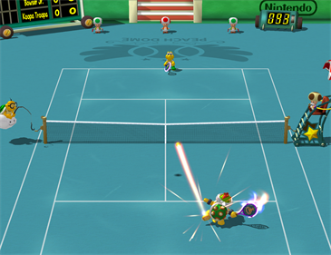 Mario Power Tennis - Screenshot - Gameplay Image