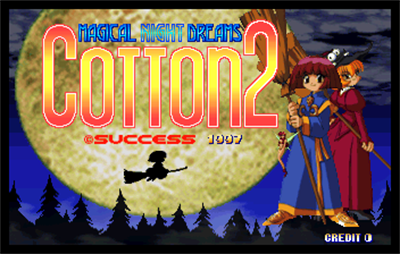 Cotton 2: Magical Night Dreams - Screenshot - Game Title Image