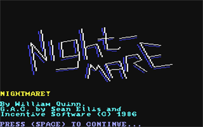Nightmare! - Screenshot - Game Title Image