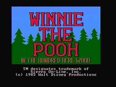 Winnie the Pooh in the Hundred Acre Wood - Screenshot - Game Title Image
