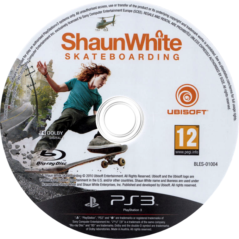 Shaun White Skateboarding Xbox 360 Used