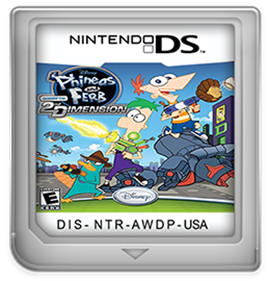 Phineas and Ferb: Across the 2nd Dimension - Fanart - Cart - Front