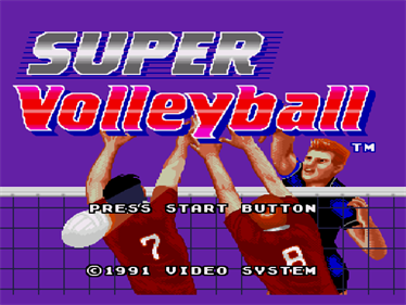 Super Volleyball - Screenshot - Game Title Image