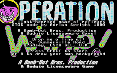 Operation Wimp! - Screenshot - Game Title Image