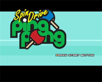 SpinDrive Ping Pong - Screenshot - Game Title Image