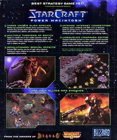 StarCraft - Box - Back Image