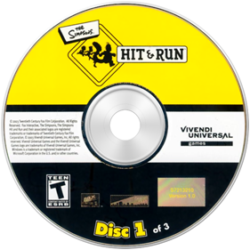 The Simpsons: Hit & Run - Disc Image