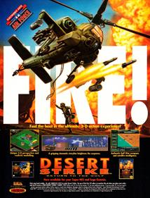 Desert Strike: Return to the Gulf - Advertisement Flyer - Front Image