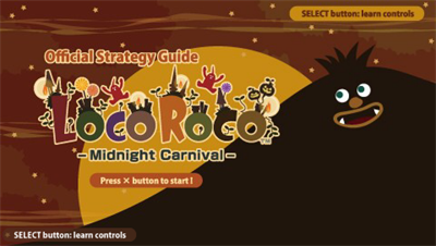 LocoRoco: Midnight Carnival: Official Strategy Guide - Screenshot - Game Title Image
