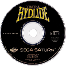 Virtual Hydlide - Disc Image