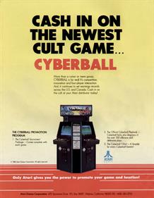 Cyberball - Advertisement Flyer - Front Image