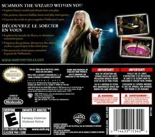 Harry Potter and the Half-Blood Prince - Box - Back Image