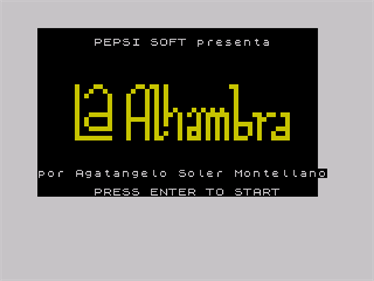 La Alhambra - Screenshot - Game Title Image