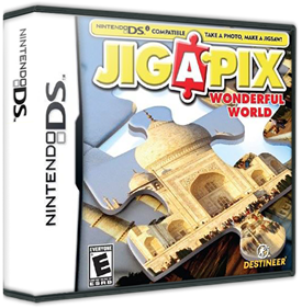 Jig-a-Pix Wonderful World - Box - 3D Image
