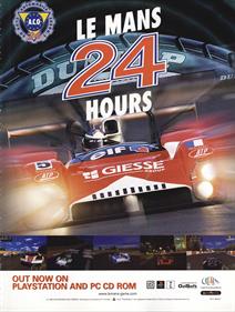 Test Drive: Le Mans - Advertisement Flyer - Front Image