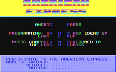 American Express - Screenshot - Game Title Image
