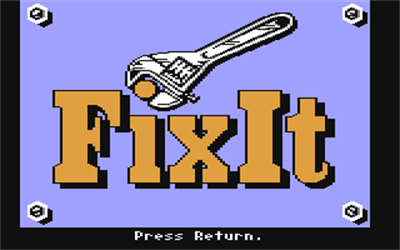 Fix It - Screenshot - Game Title Image