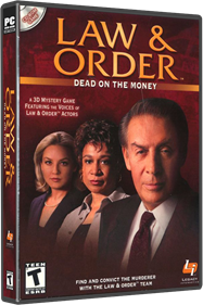 Law & Order Dead on The Money - Box - 3D Image