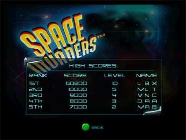 Space Invaders - Screenshot - High Scores Image
