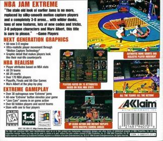 NBA Jam Extreme - Box - Back Image