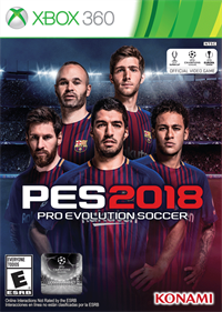 PES 2018: Pro Evolution Soccer - Box - Front Image