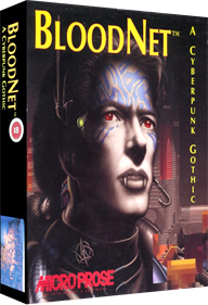 BloodNet: A Cyberpunk Gothic - Box - 3D Image