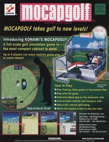 Mocap Golf - Advertisement Flyer - Back Image