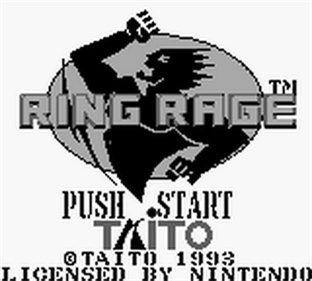 Ring Rage - Screenshot - Game Title Image