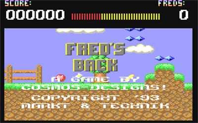 Fred's Back - Screenshot - Game Title Image
