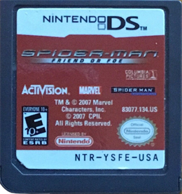 Spider-Man: Friend or Foe - Cart - Front Image