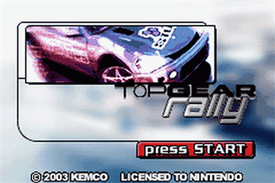 Top Gear Rally - Screenshot - Game Title Image