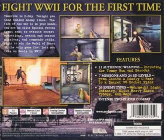 Medal of Honor - Box - Back Image